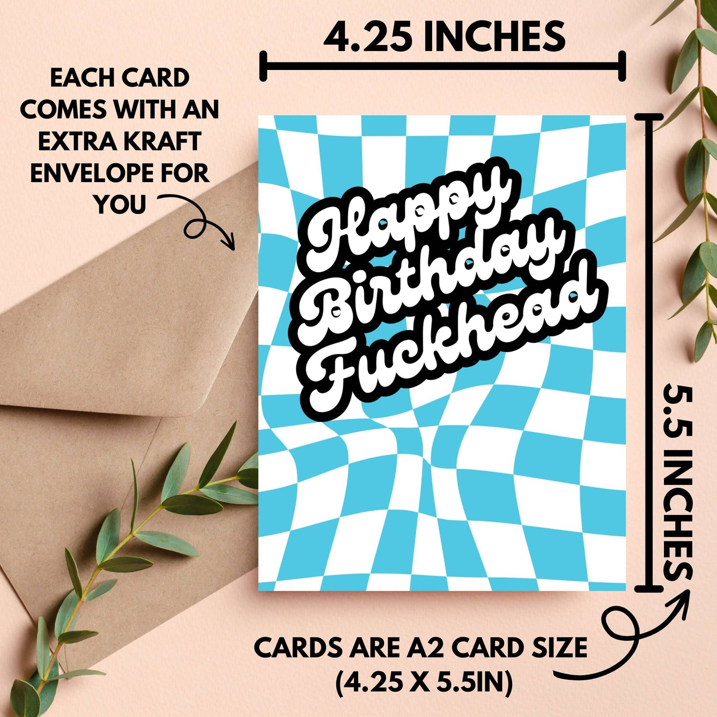 Rude Insulting Offensive Birthday Card for Adults Funny
