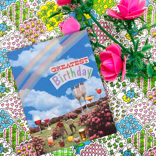 Greatest Birthday - Surreal Garden Party Birthday Card