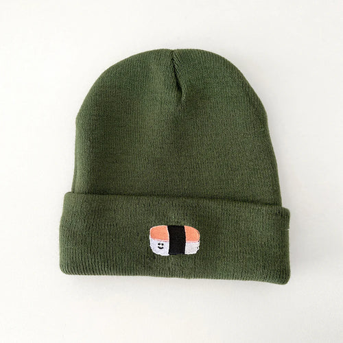 Spam Musubi Beanie | Heather Grey - Front & Company: Gift Store