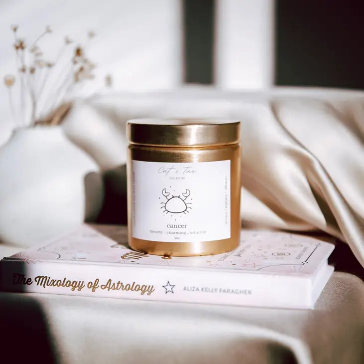 Cancer Candle | orange • vanilla • cream