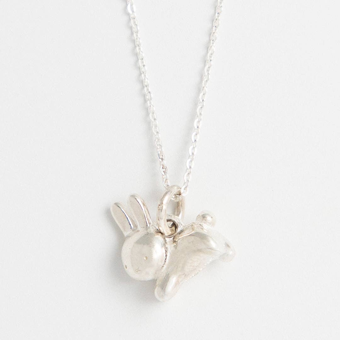 Miffy Leaping Rabbit Necklace (Sterling Silver)