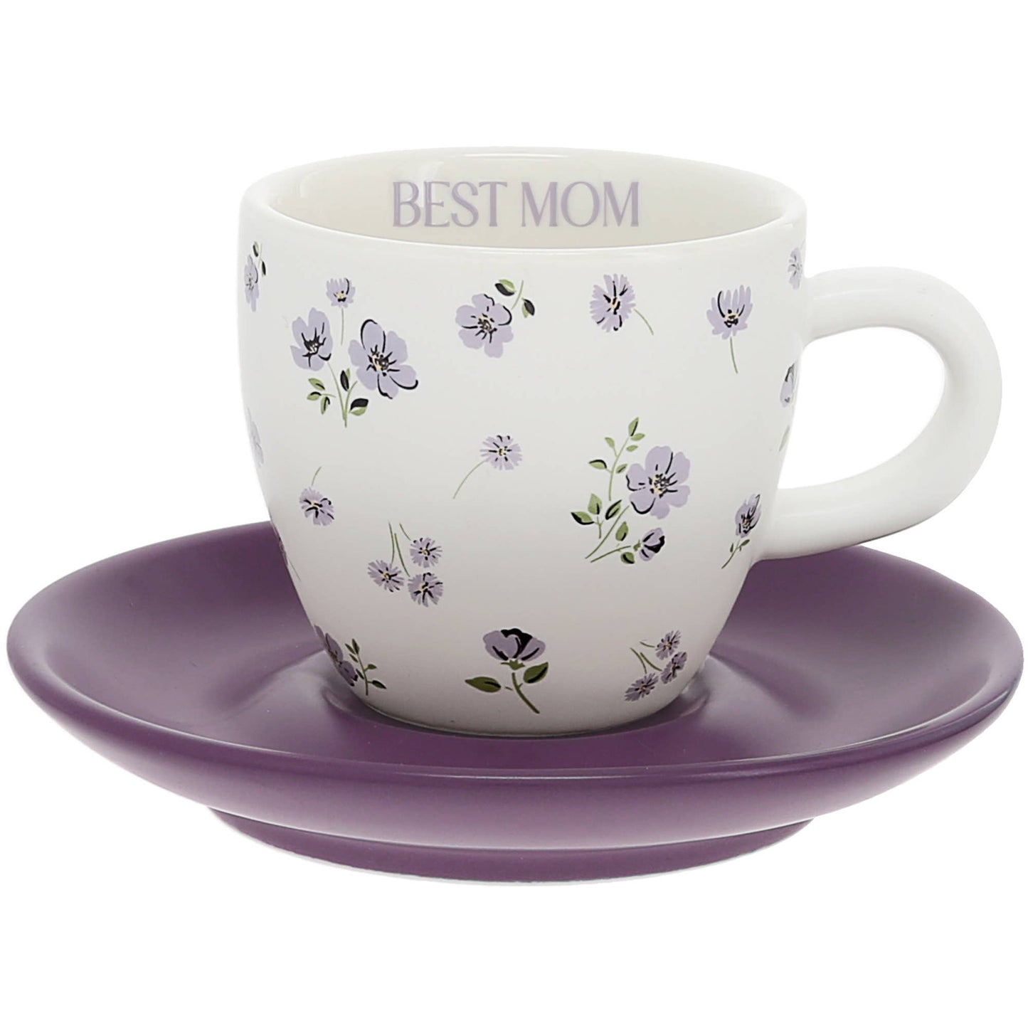 Best Mom - 2.5 oz Espresso Cup and Saucer