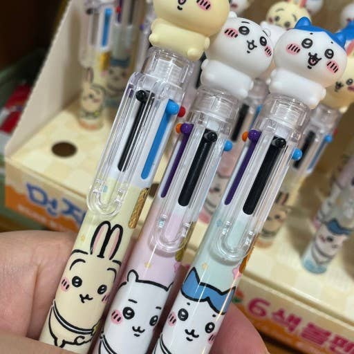 Chiikawa 3D Figure 6Colors Ballpoint Pen