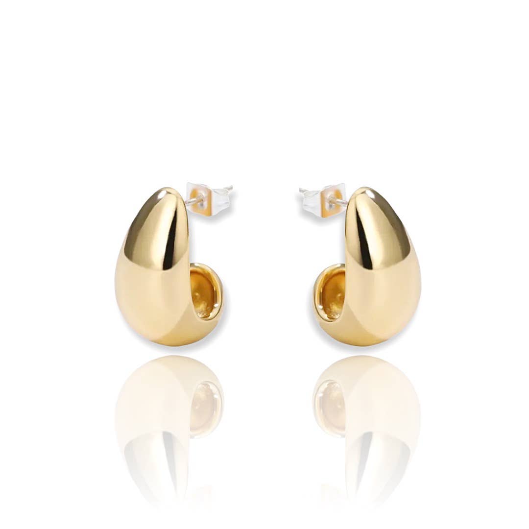 Chunky Dome Stud Earrings