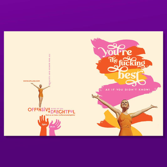 THE BEST! friendship card