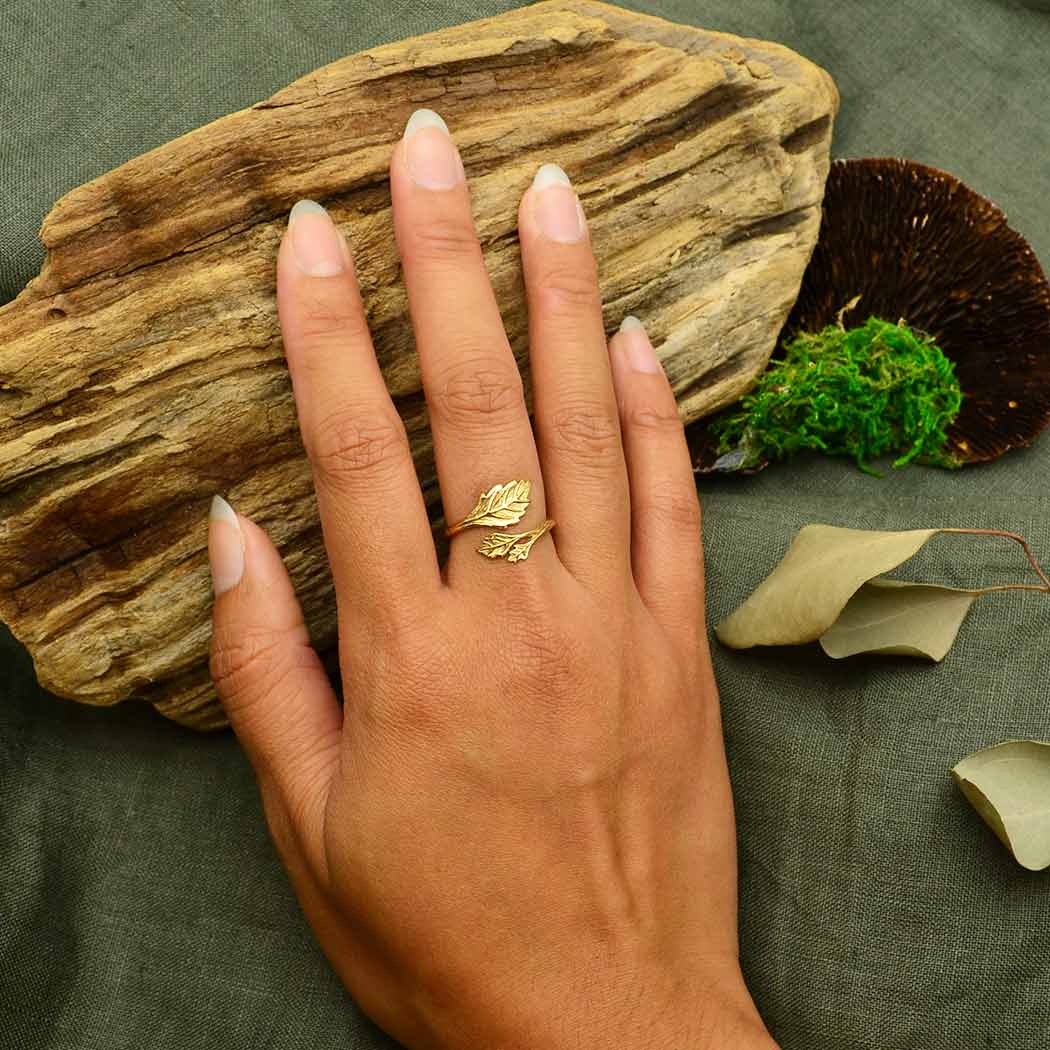 Adjustable Leaf Ring