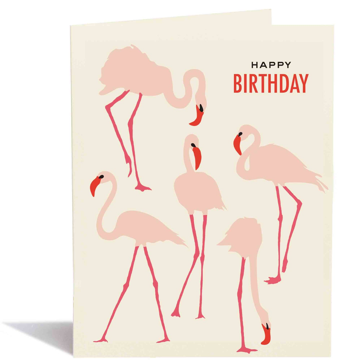 Flamingoes Birthday Card