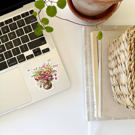 Rose bouquet sticker