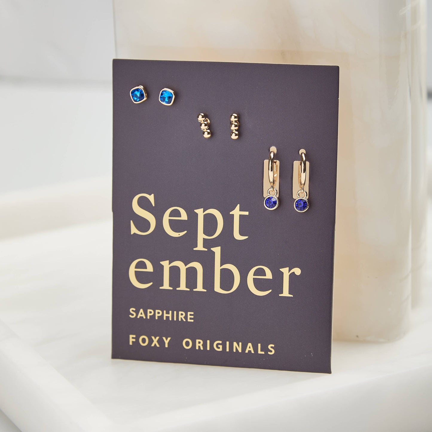 September Birthstone Earrings