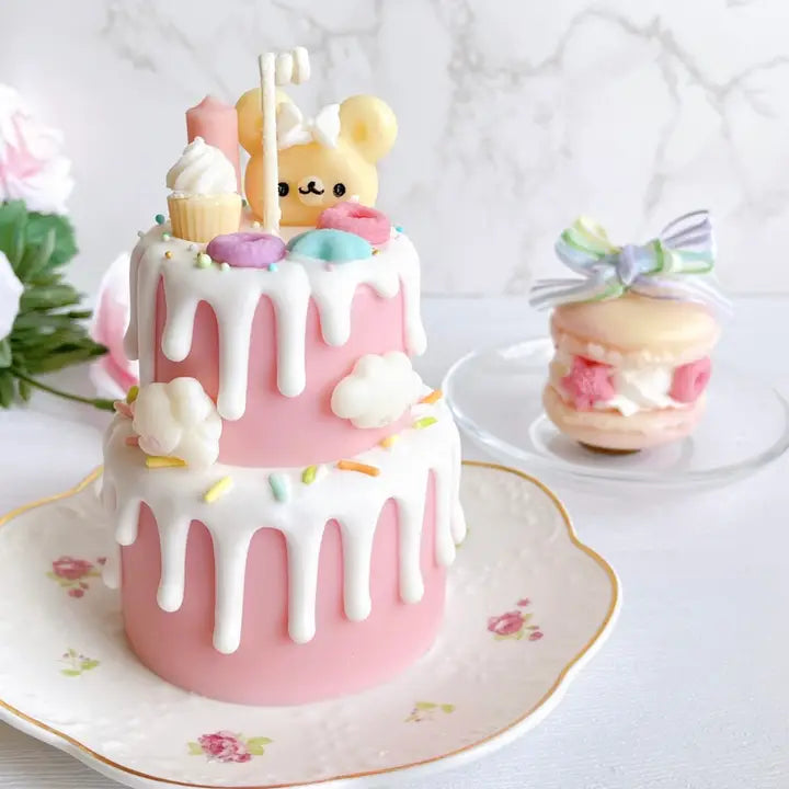 Two-Tier Bear Candle