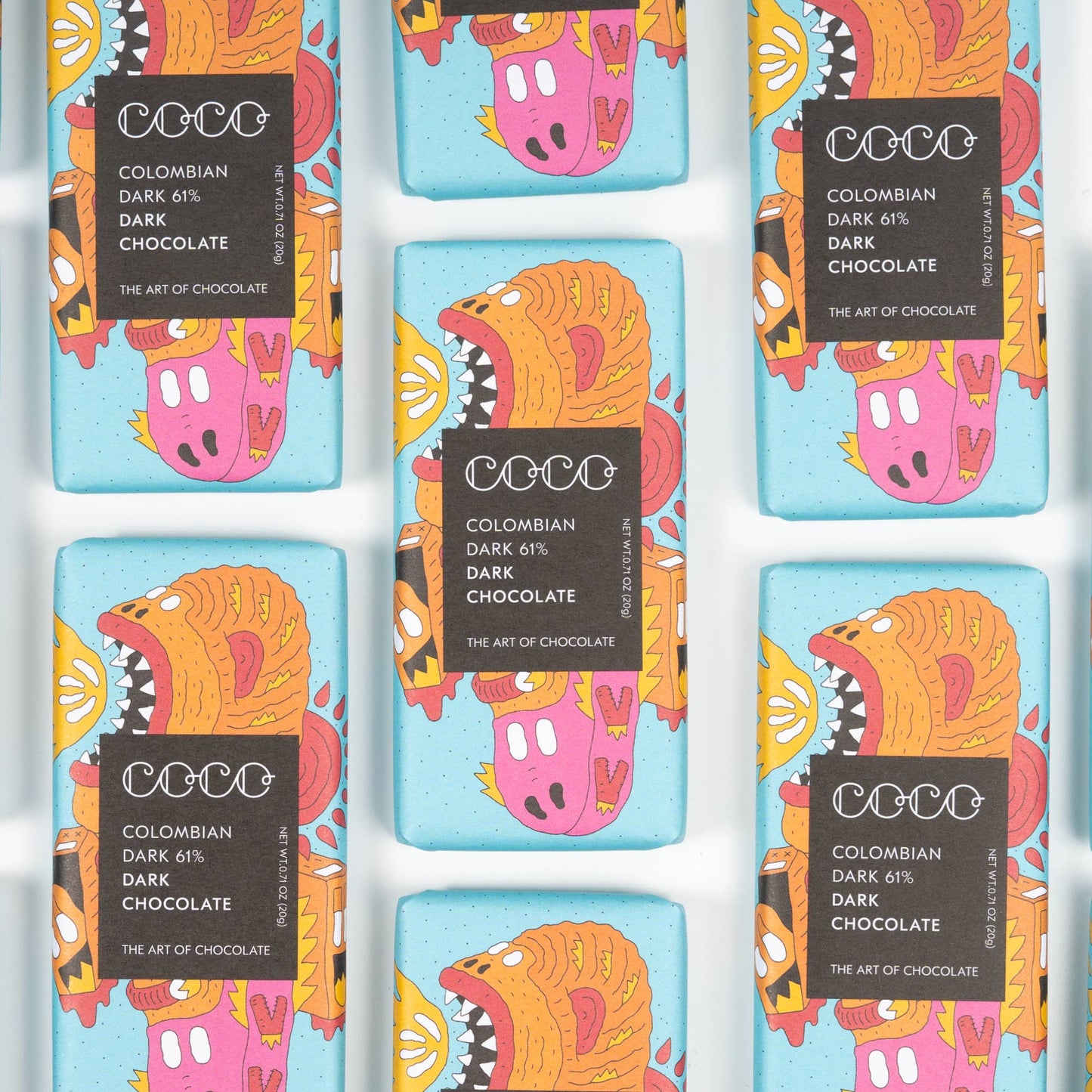 Colombian Dark 61% Mini Chocolate Bar