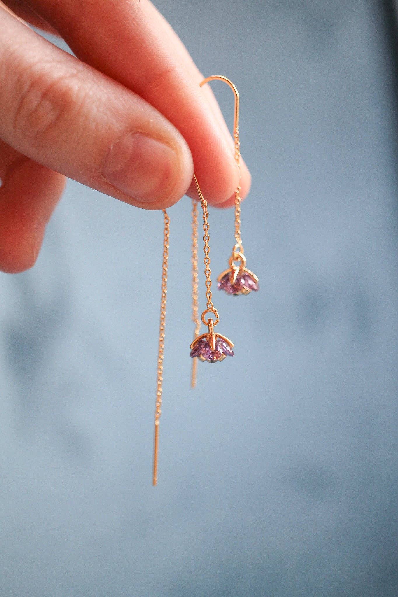 Forget Me Not Threader in Purple