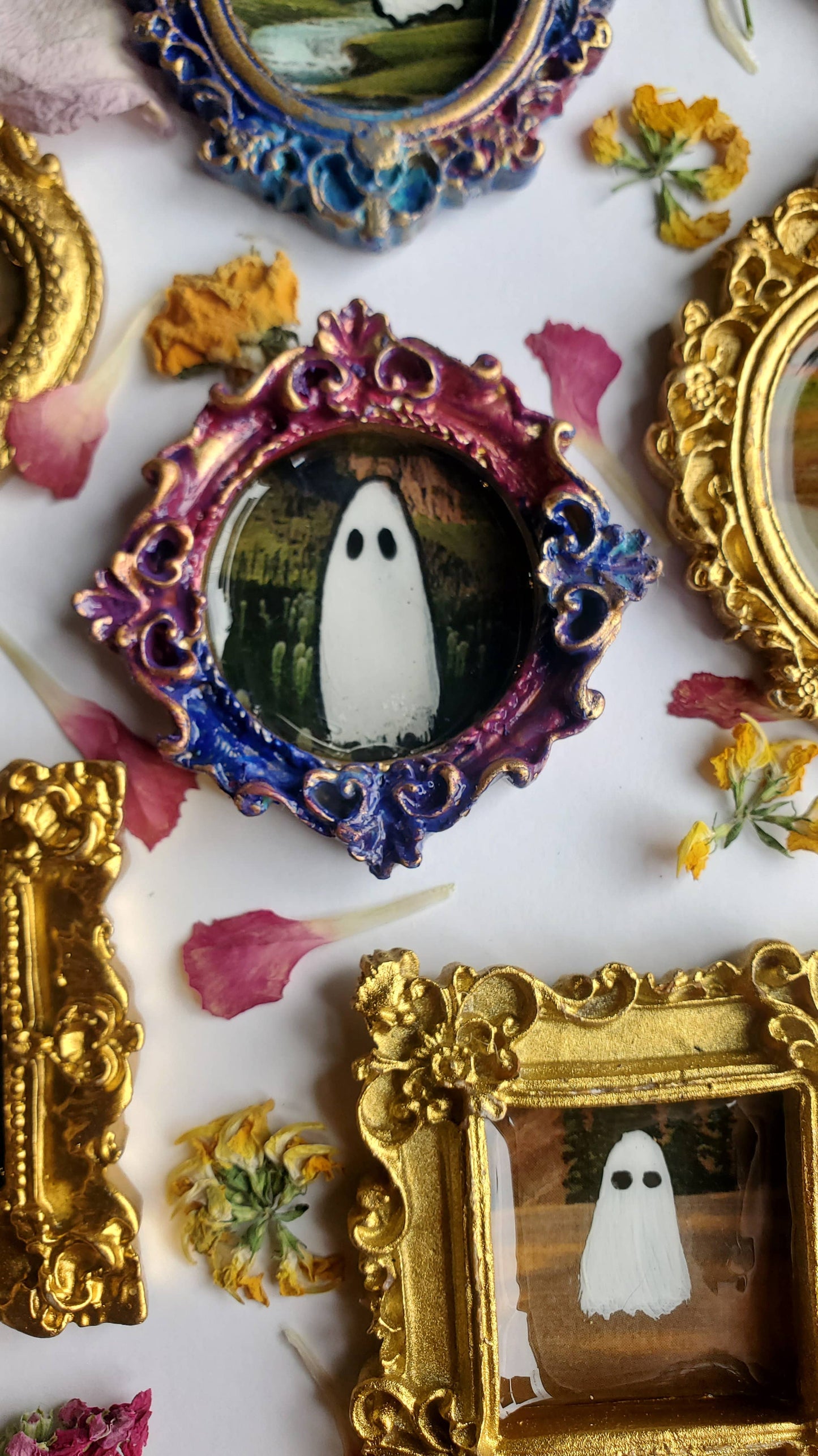 Ghosts on Vacation mini art