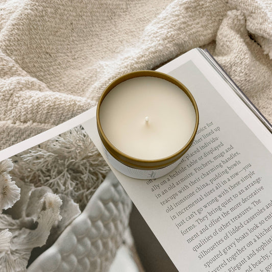 WESTCOAST 4 oz. Gold Tin Candle - Cedar & Fir & Birch