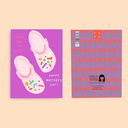 I LOVE YOU 2 BITS - Mothers Day Card