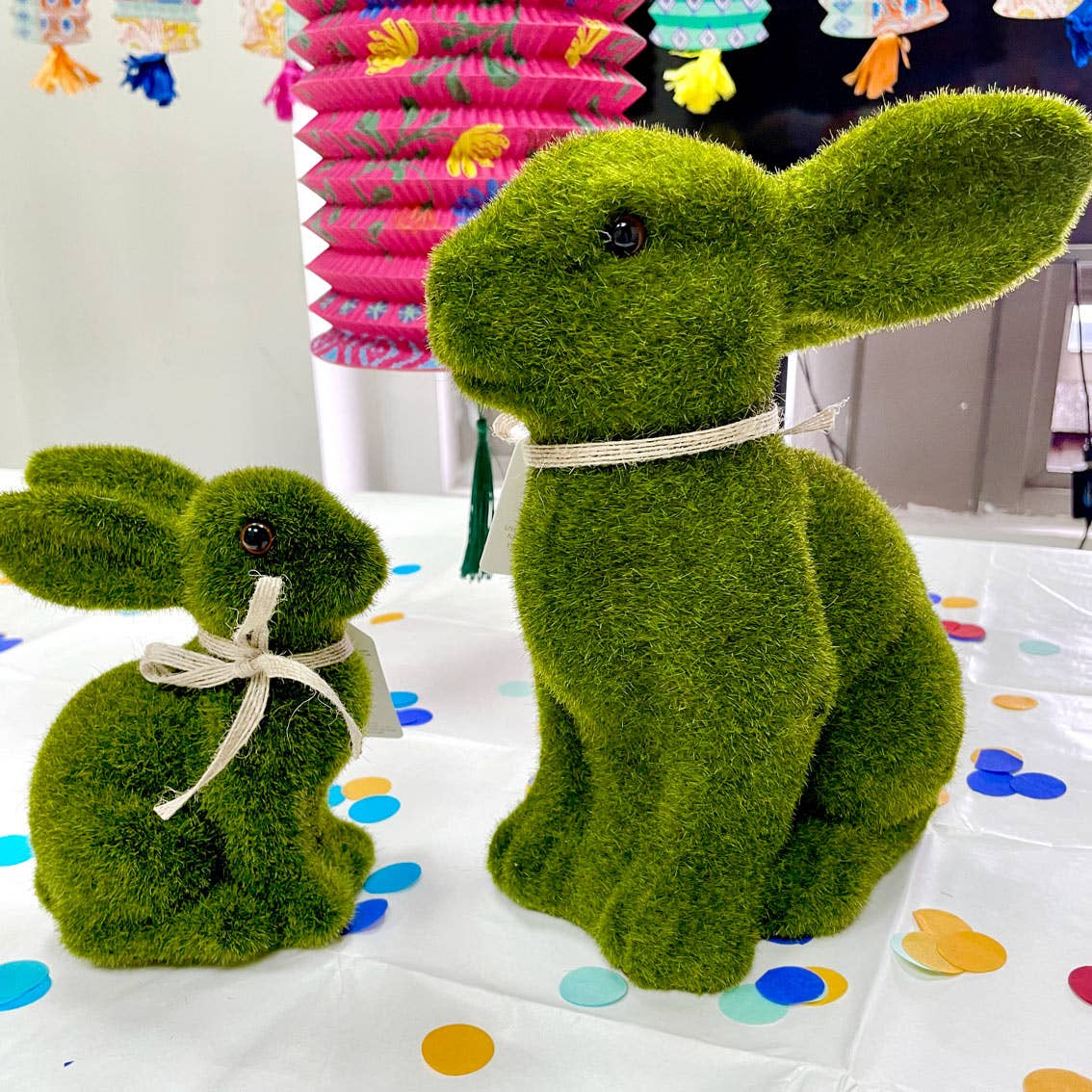 Grass Easter Bunny | 6" | Spring Décor | Easter Decor |