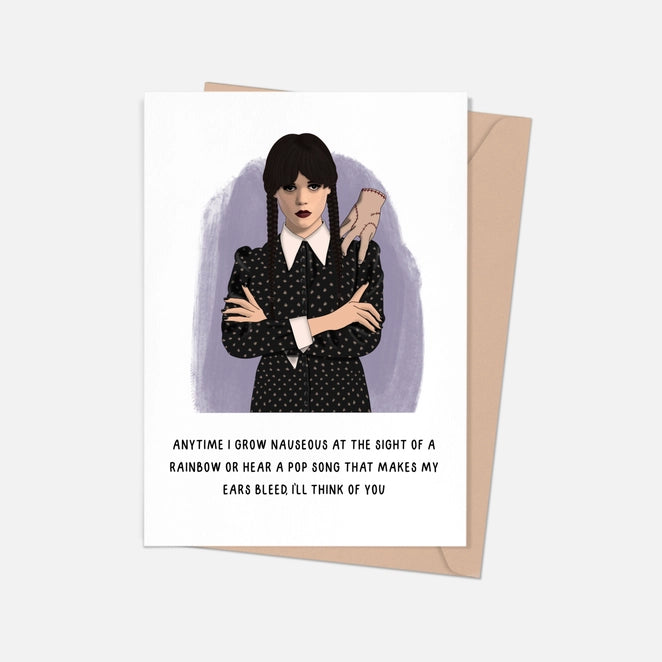 Wednesday Addams Thinking Of You Lo