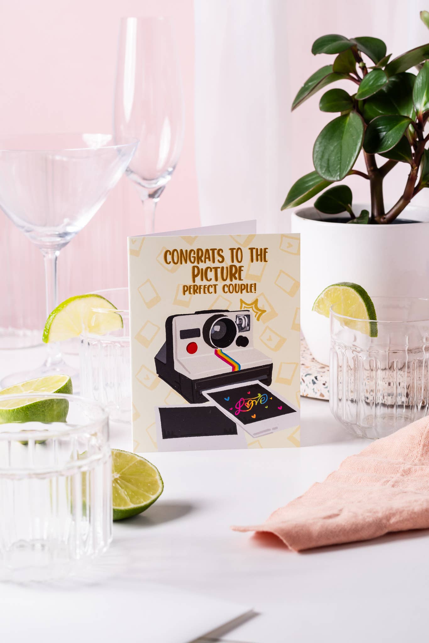 Congrats to the Picture Perfect Couple! - Greeting Card