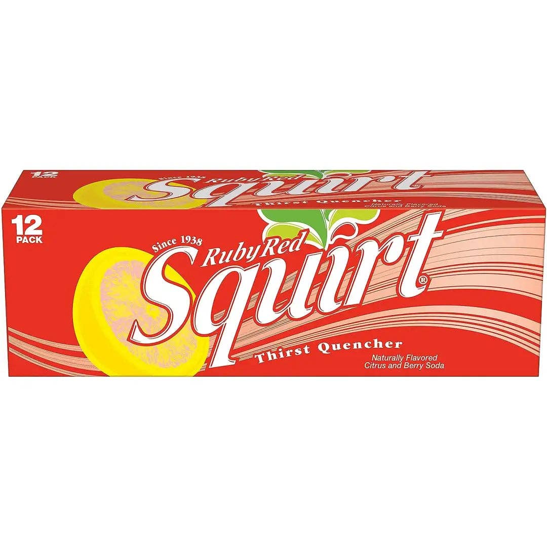 Squirt Ruby Red Grapefruit Soda, 12 fl oz