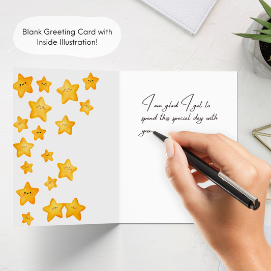 Cute Religious Bible Quote Greeting Card (Angles Protect)