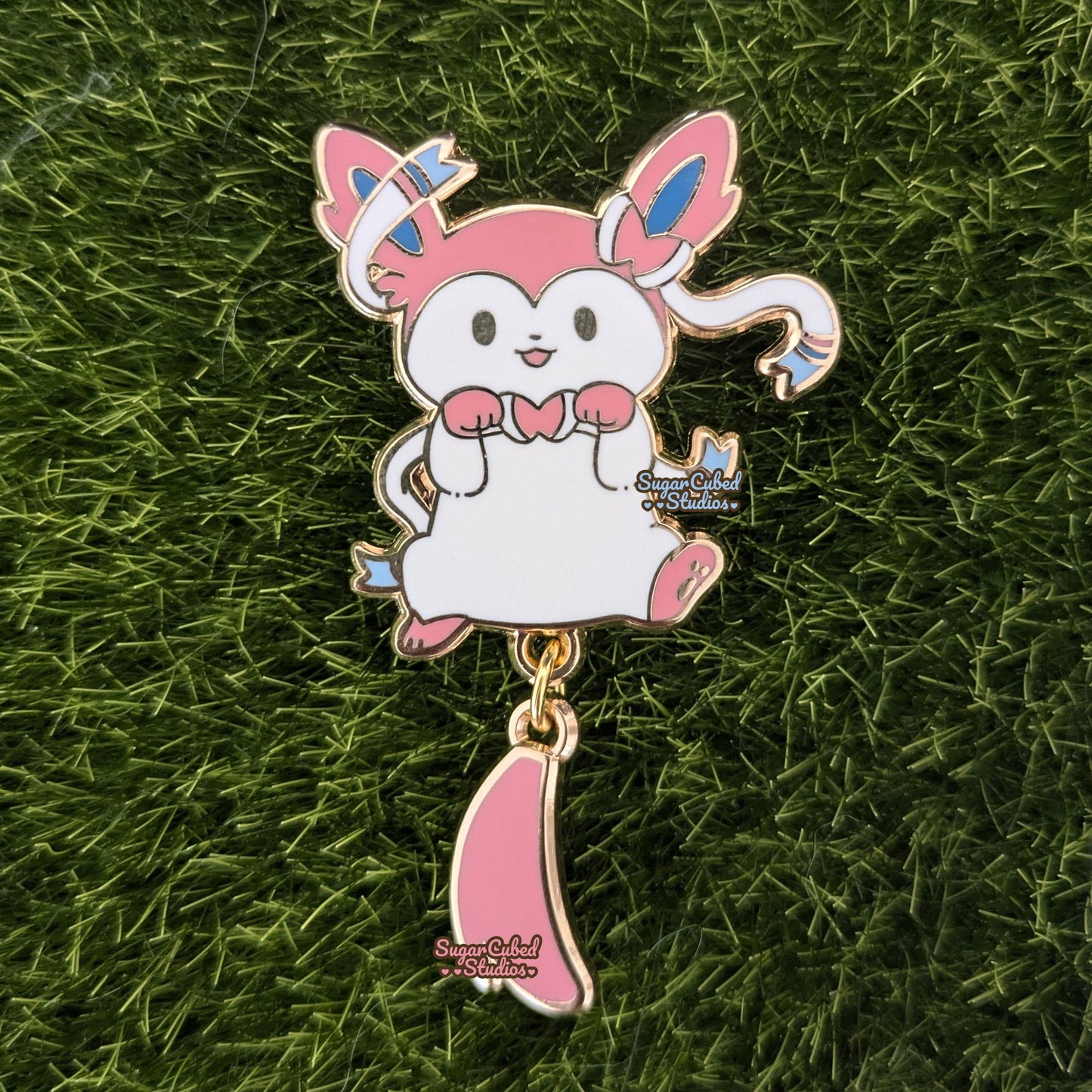 Eeveelution Dangle Tail Enamel Pins