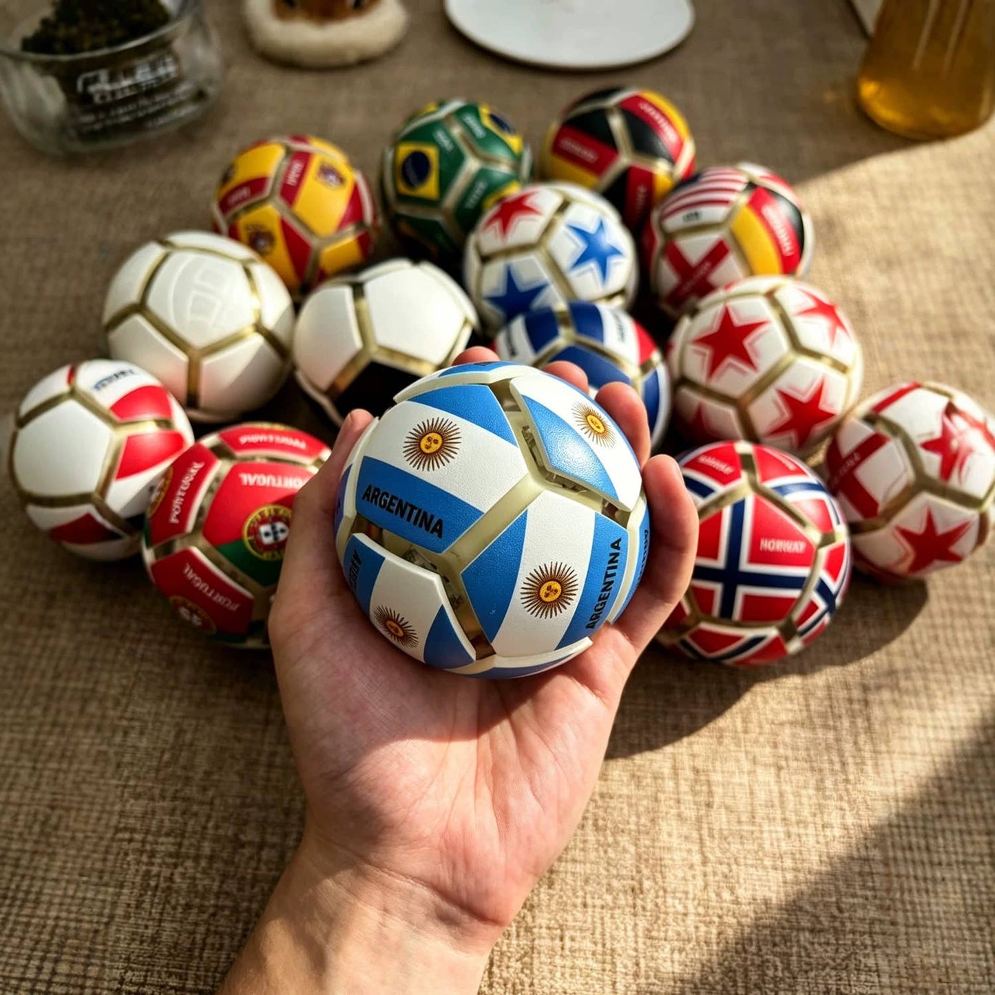 Fifa world cup soccer Keychain bag charm Fidget clicker Toy