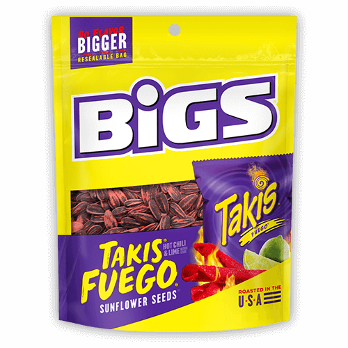 Bigs Sunflower Seeds, Takis Fuego, 5.35oz