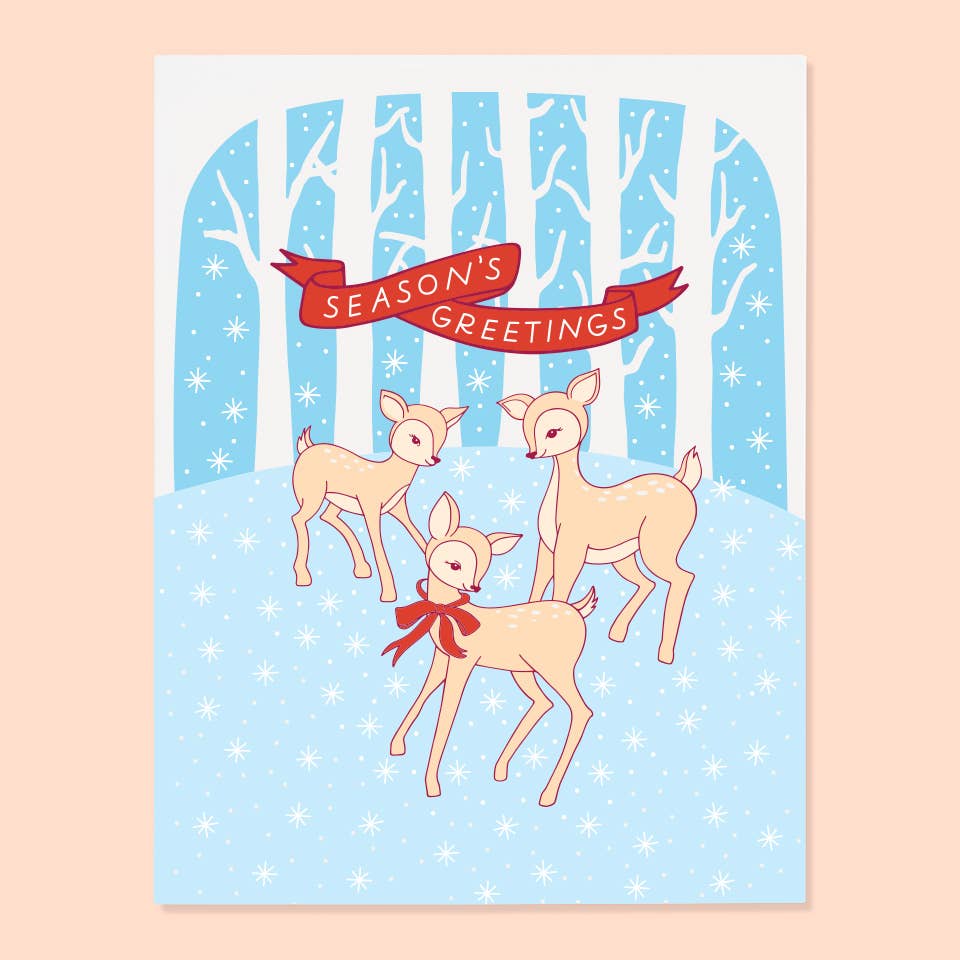 Fawn Holiday Card (Set of 6)