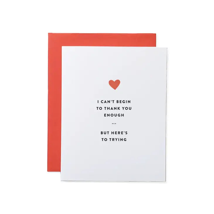 Can't Thank You Enough Card