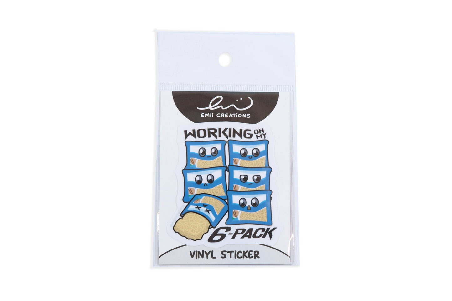 6-Pack Instant Ramen Sticker