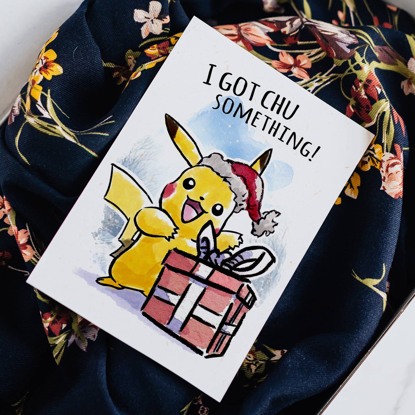 "I Got Chu" - Electric Mouse Christmas Holiday Gift Card