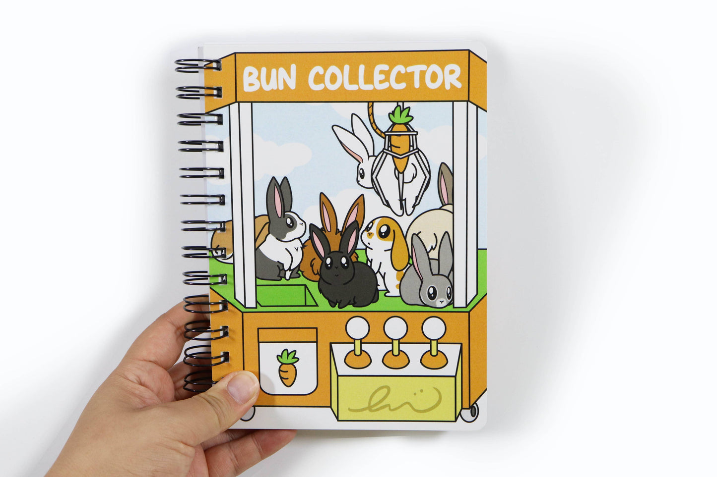 Cute Bunny Claw Machine Reusable Sticker Book
