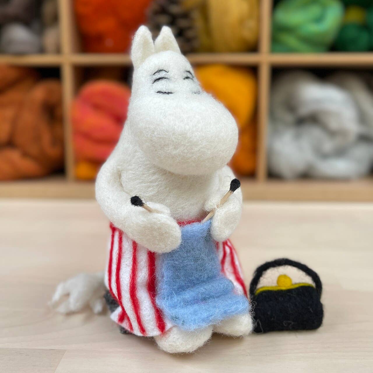 Moominmamma Knitting Needle Felting Craft Kit