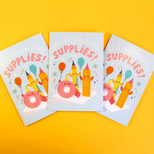 Supplies! Celebration and Birthday Greeting Card