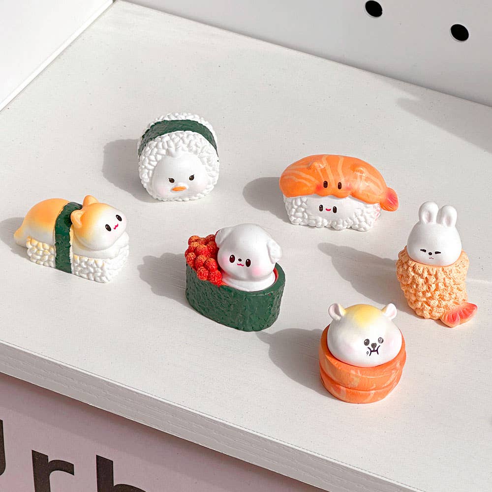Random Sushi Animal Miniature Figure Blind Box Toy