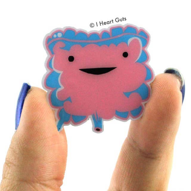 Intestine Lapel Pin - It Takes Guts