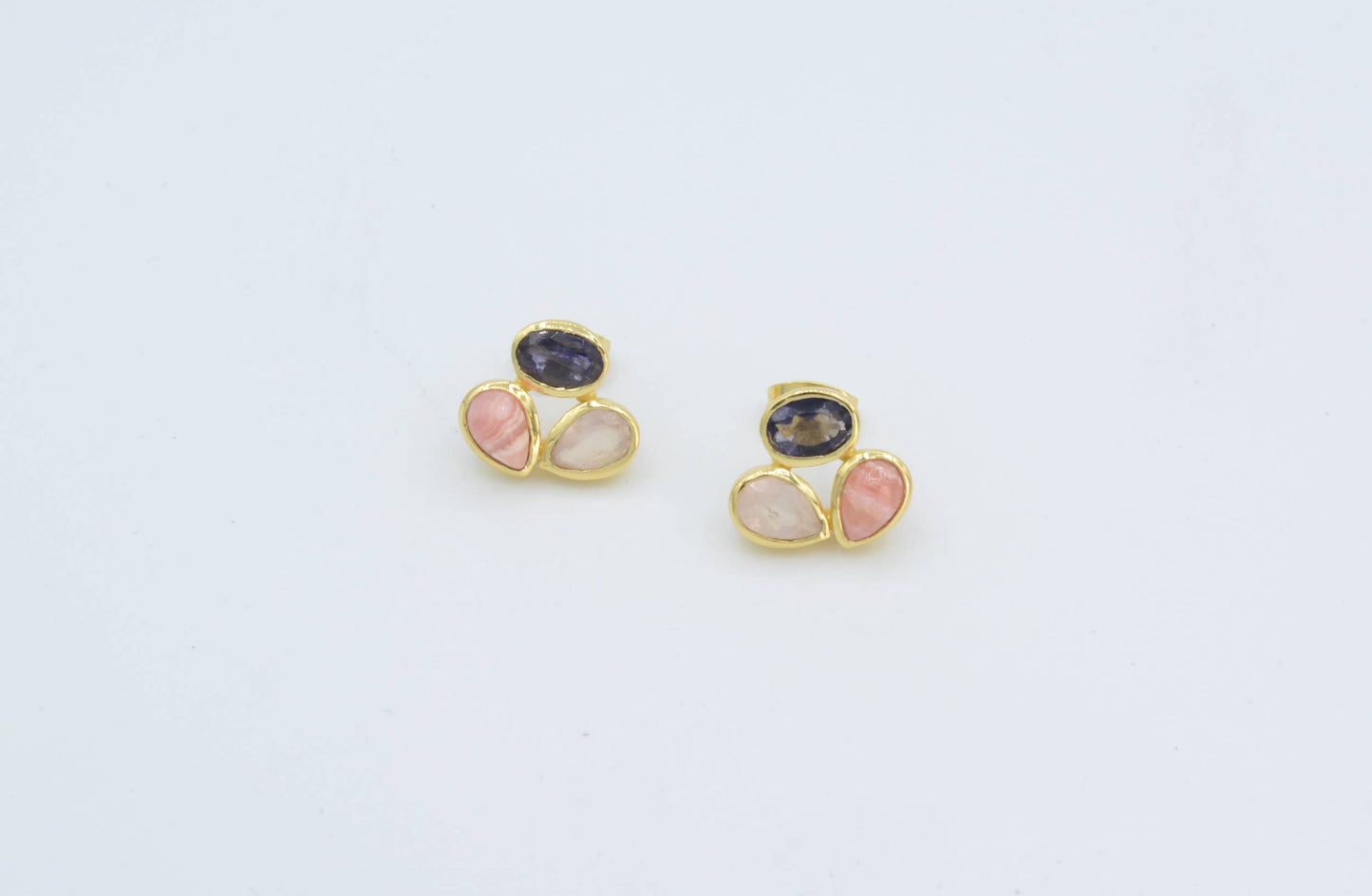 Multigem Stud Earrings
