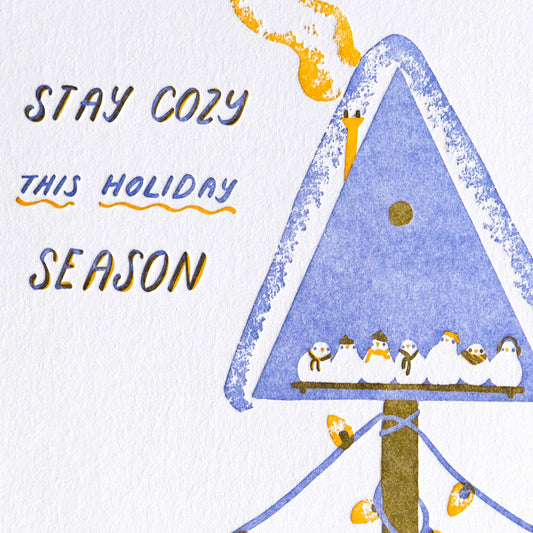 Stay Cozy | Holiday | Letterpress Card
