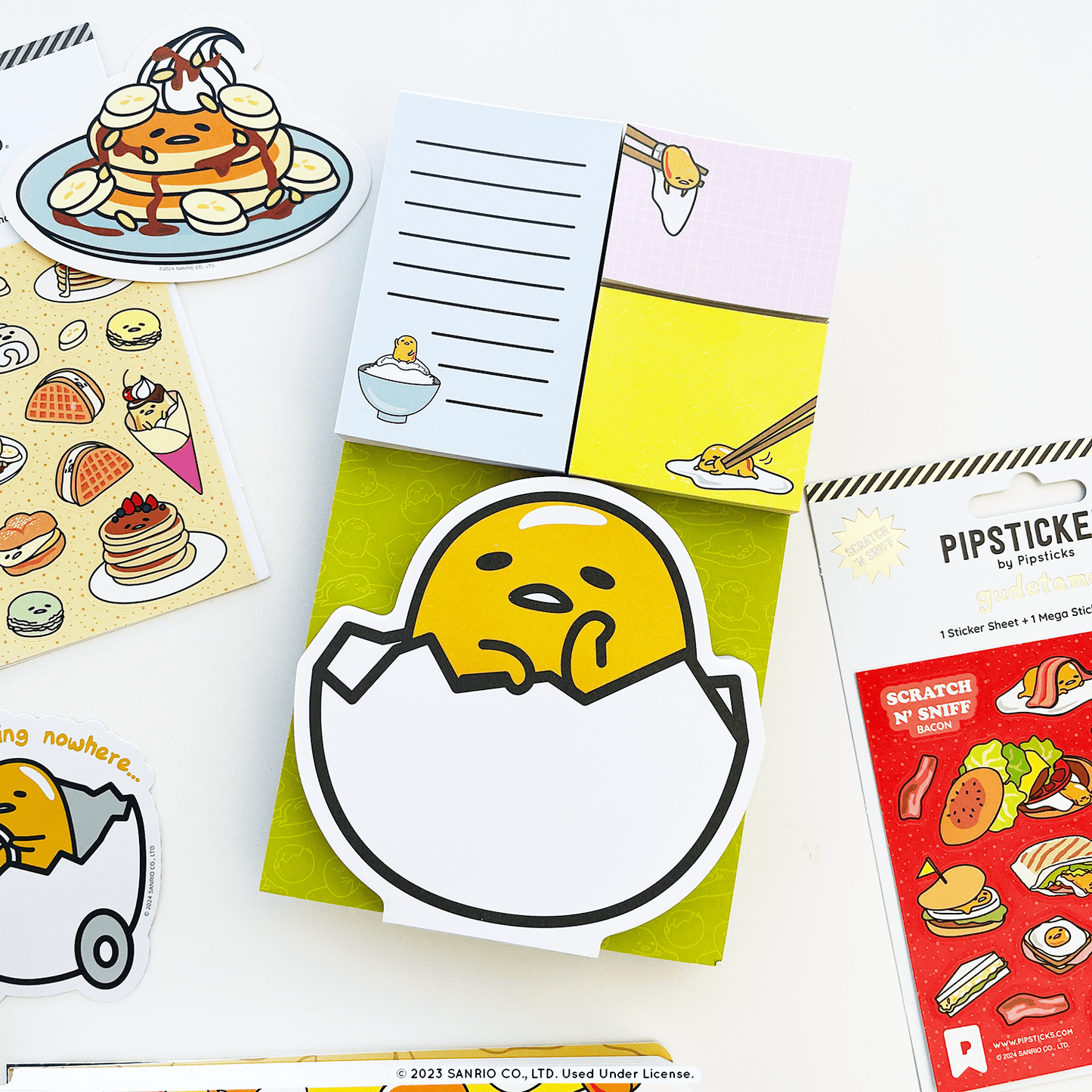 Gudetama Big Sigh Memo Pad Set
