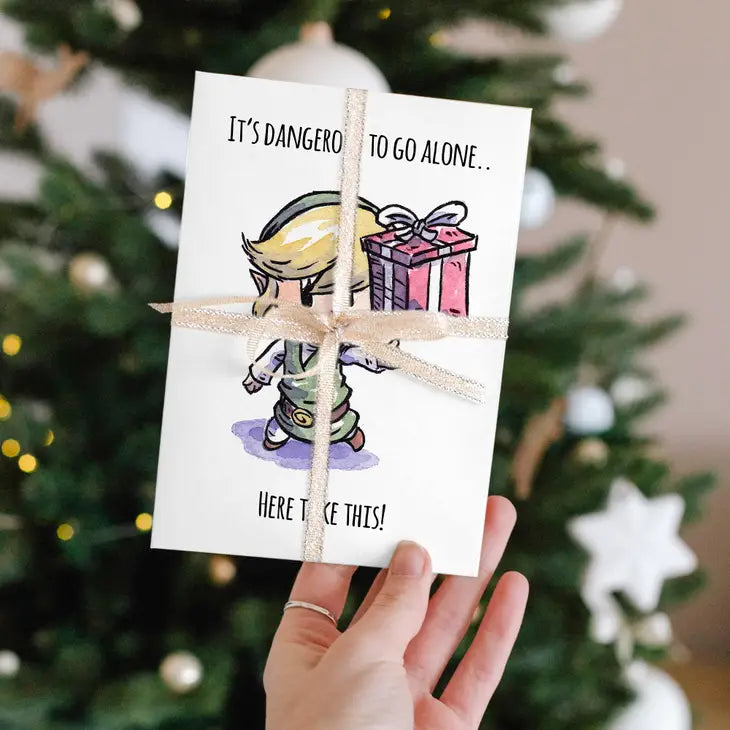 "Here Take This" - Zelda Birthday, Valentine, Christmas Card