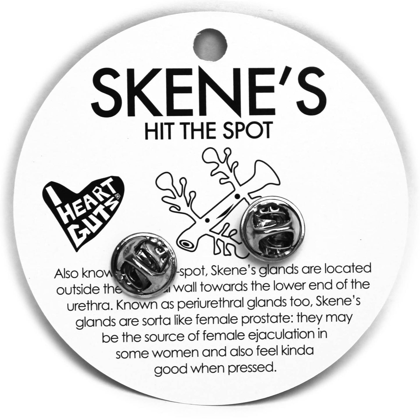 Skene's Gland Lapel Pin - Gland of the Ladies