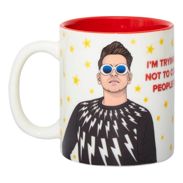 David Trying Hard Not To Connect Coffee Mug