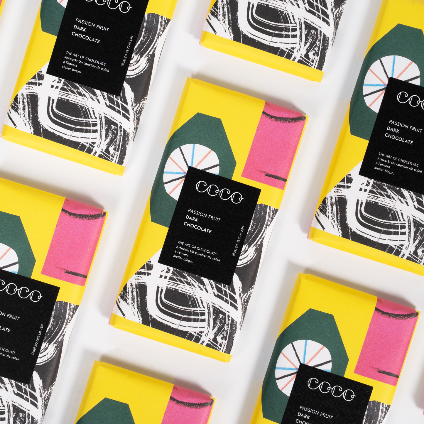 Passion Fruit Dark Chocolate Bar