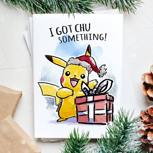 "I Got Chu" - Electric Mouse Christmas Holiday Gift Card