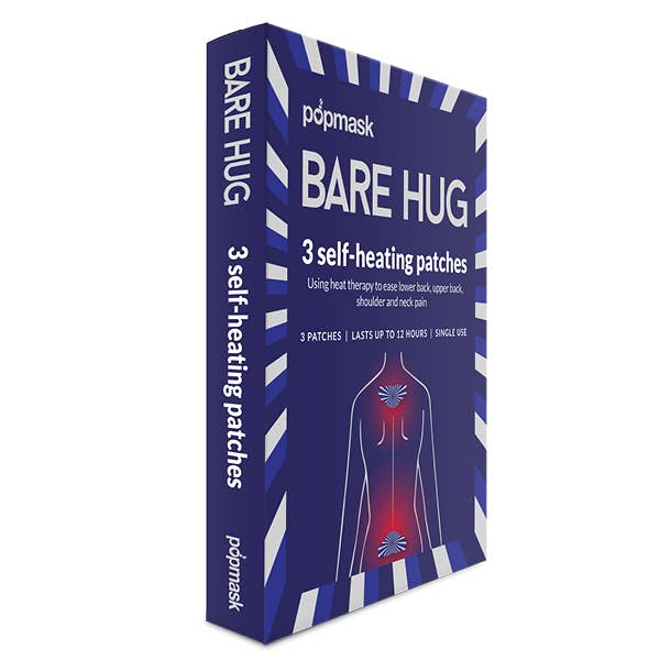 Bare Hug Muscle Self-Heating Patches 3 Pack