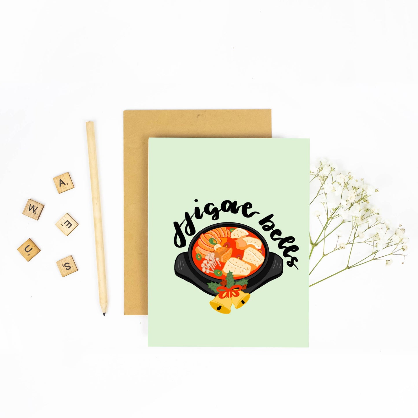 Jjigae Bells - Christmas Card