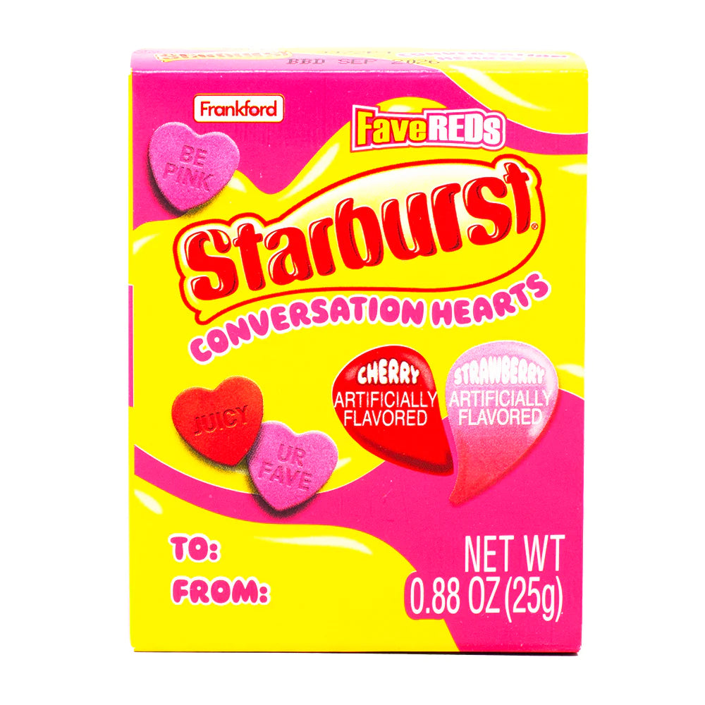Starburst Conversation Hearts