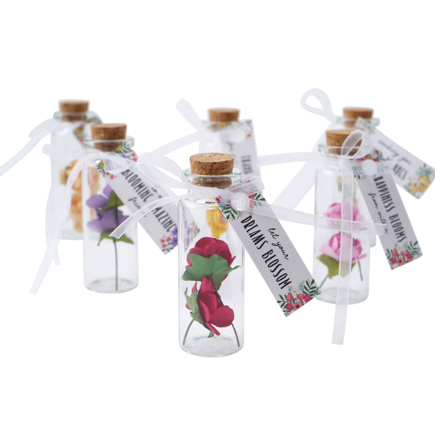 The Flower Market Sentiment Flower Bottles Display