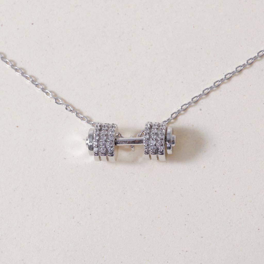 Power Dumbell, necklace