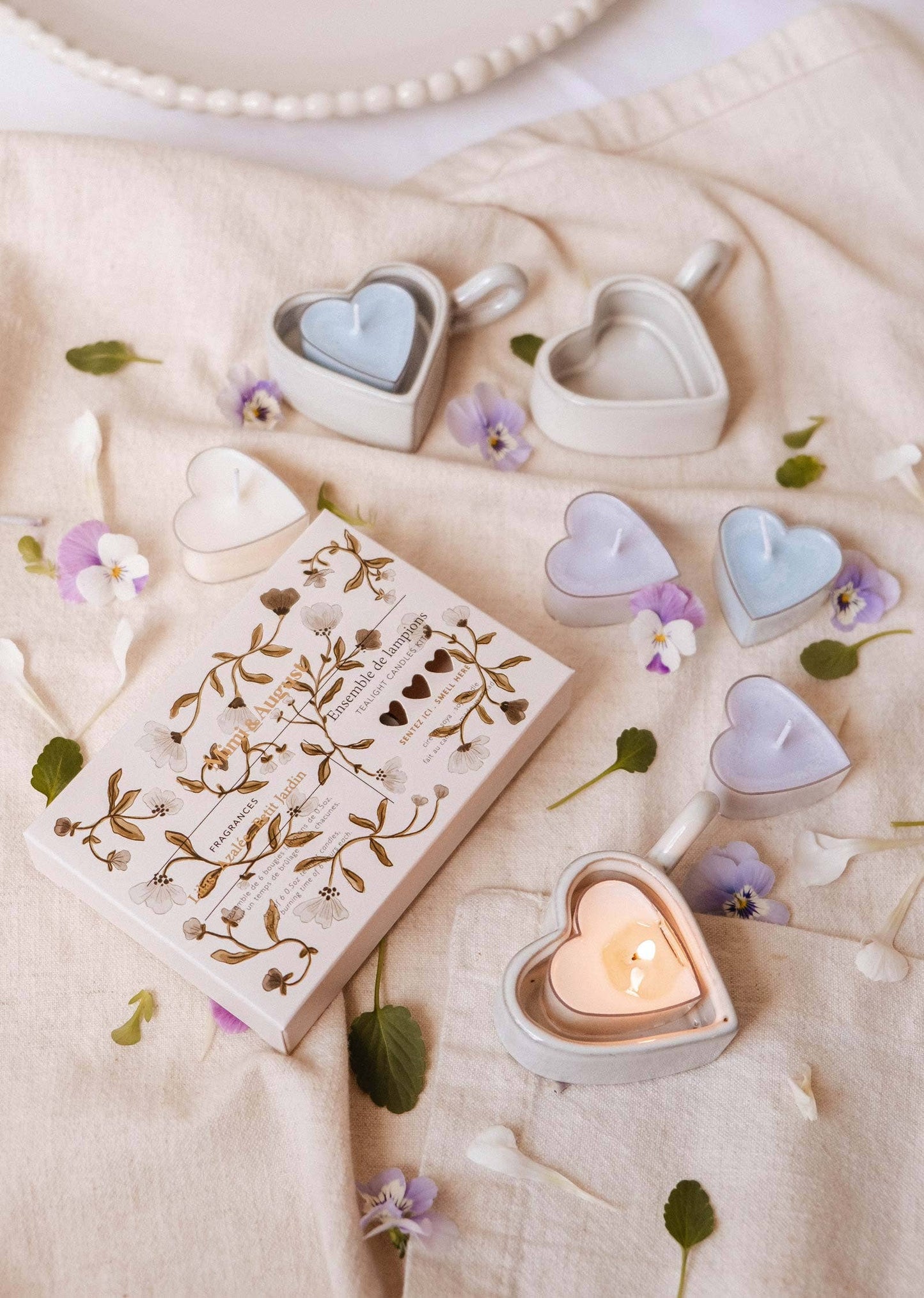 Blush Hearts - Candle Tealights